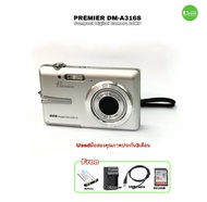Premier mega DM-A361S  Compact Camera 10MP 3X Zoom Lens จอใหญ่ 3” LCD กล้องคอมแพค น่าใช้ คมชัด usedมือสองคุณภาพดีมีประกัน