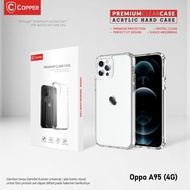 Oppo A95 4G - Copper Acrylic Bening / Clear Case Casing