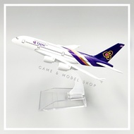 ****** Airplane Model 16 Cm. AIRBUS A380 Plane Aircraft Set
