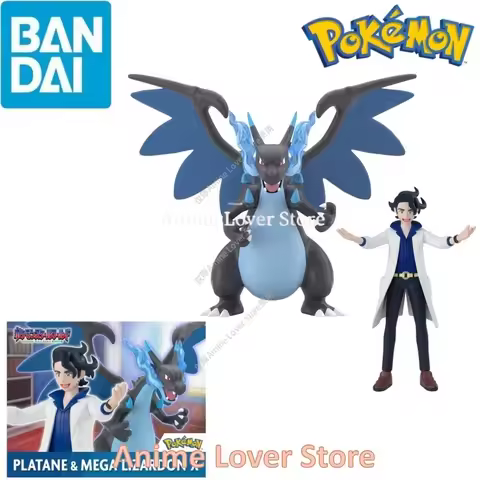 In Stock Bandai Original Scale World POKEMON Kalos Region Charizard X Professor Augustine Sycamore A