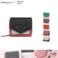 Louis Montini (Emily) กระเป๋าผู้หญิงใบสั้น Women wallet กระเป๋าสตางค์ผู้หญิงหนังแท้ WL57