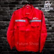 J-01 เสื้อแจ๊คเก็ต J&T Express ‼️สีแดง‼️