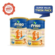 [Twin Pack] Friso Gold 3 Growing Up Milk with 2'-FL 1.8kg for Toddler 1+ years Milk Powder