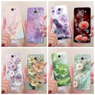 For Samsung Galaxy J5 Prime On5 2016 Casing G570 G570Y G570F Popular Flower Soft Clear Silicone Cove