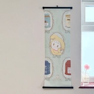 HipsterCreamy 茶茶插畫掛畫 / 掛軸