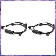 (Y W Z H)2PCS Front And Rear Brake Pad Wear Sensors for     3 Series E46 Brake Wear Sensor Accessori