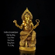 Bronze elephant statue