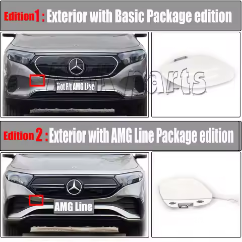 Fit 21-23 Mercedes-Benz EQA Class W243 X243 EQA250 EQA260 EQA300 EQA350 FRONT TOW EYE Hook CAP COVER