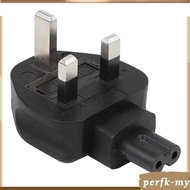 [PerfkMY] UK 3 Prong Male to IEC 320 C7 Female Power Plug Adapter Male to Female