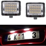 NJSBYL Xenon White LED License Plate Lights for Mercedes-Benz W204 W204 C300 C350 C63 Sedan W212 4D/