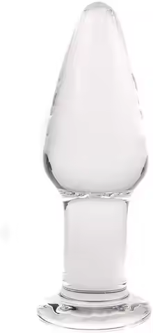 Glass Crystal Ball Anal Plug G-spot Stimulator Butt Pleasure Wand