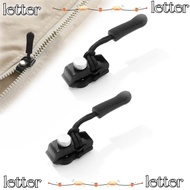 LETTER Zipper Repair Kit, Removable Replacement Bad Buckle Zipper Head, Durable DIY 3 Different Size