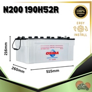 OSIMA N200 190H52R Wet Battery | Heavy Duty Conventional Battery for Truck, Ship, Ferry, Cargo Boat