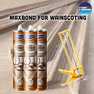 [Bundle] V-Tech Vital Nail Maxbond Glue VT230 Gam Wainscoting Shiplap Gam Dinding Kuat Gam Kayu Gam Vinyl Flooring