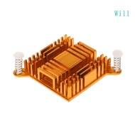 Will Aluminium Heatsink 38x10x38mm Cooler Fin for PC Northbridge Southbridge Chipset Cooling
