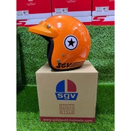 HELMET SGV TRENDY CANDY COLOR SIZE 60CM NEW MODEL SGV STAR SIAP With CAP SAMA COLOR