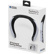 (全新) PS5/ PS4/ PC 三用 3D Surround Gaming Neckset / 3D 環繞式遊戲掛頸機 掛脖耳機 Headphone Headset (HORI, 日版)- 玩FF7 Rebirth 必備
