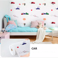 Wallpaper foam Linen Roll Wallpaper Dinding form Dekorasi Kamar Kelas atas - Wallpaper Dinding - Wal