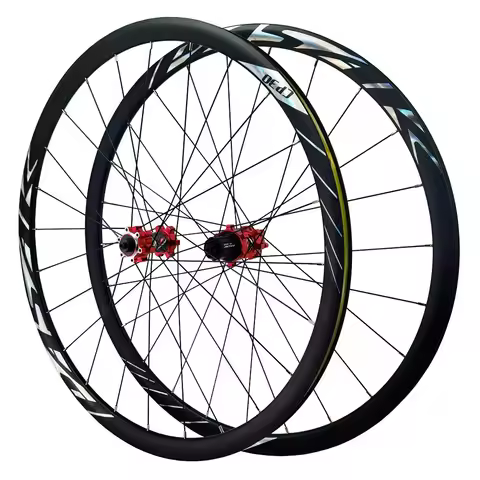 Pasak 700C Gravel Road Bike Wheel Set 24 Holes Straight Pull Spokes 6-Bolts Disc Brake Rim 30mm Dept