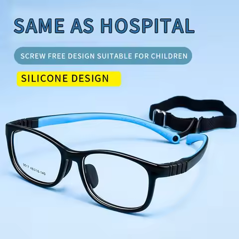 ENTITY frame For Boys Girls Silicone ChildrenBoys Girls ComputerEyeglassesMyopia Hyperopia Anti slip