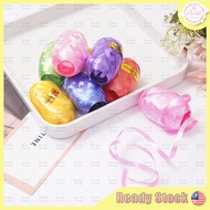 ️6Pcs/Pack Colourful Ballon Rope Strap 5mm 10meter Ribbon Balloon Foil Latex