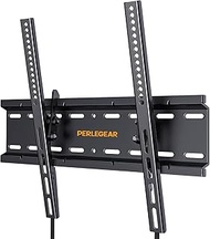 Perlegear TV Wall Bracket for 26-60 inch TVs up to 52kg, Sturdy Tilt TV Bracket with VESA 75x75-400x