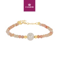 HABIB Opal Fresh Water Pearl Bracelet in 375/9K Yellow Gold 682890626-OPAL