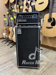 【羅可音樂工作室】Ampeg Micro-CL Stack 100瓦 電貝斯 音箱 Bass音箱