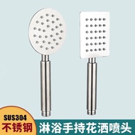 🚓Wholesale Stainless Steel Shower Supercharged Handheld Water Heater Shower Set Bathroom Shower Shower Head Nozzle