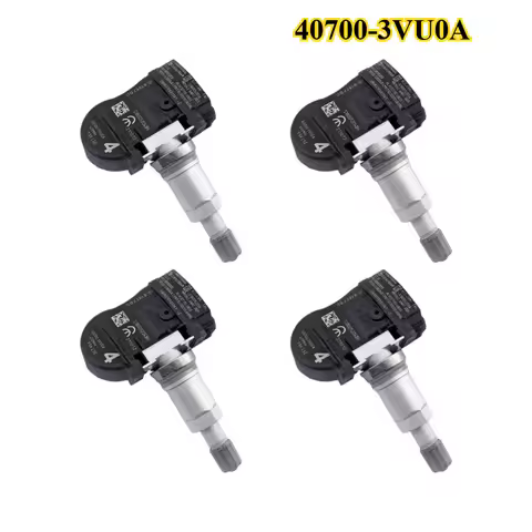 4x 40700-3VU0A 433MHz TPMS Tire Pressure Sensor For Nissan Qashqai Mk2 J11 2014-2017 Rogue Altima Cu