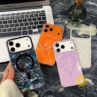 For iPhone 16 Pro Max Case Magnetic TPU Gilding Phone Case For iPhone 17 Pro Max 16 15 Cover 手机壳 Aes