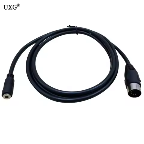 DIN to 3.5mm Cable 50CM 5 Pin DIN Plug Male to 3.5MM Female SmartPhone AUX Headphone Stereo Jack Ada