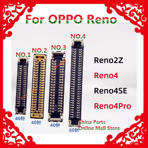 For OPPO Reno4SE 2Z Reno4Pro screen inline display seat motherboard cable tail plug small board seat