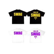 SWAG 4 LIFE I Black & White Streetwear YALEX T-Shirt Unisex