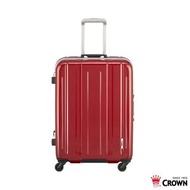 CROWN皇冠行李箱26吋LINNER鋁框拉桿箱C-FI517 珠光酒紅色 5000