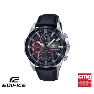 CASIO นาฬิกาข้อมือผู้ชาย EDIFICE รุ่น EQS-940BL-1AVUDF วัสดุสเตนเลสสตีล สีดำ