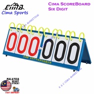 Cima 6 Digit Flip Scoreboard – Multi Sports Manual Scoreboard