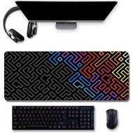 Large Size Mouse Pad 80x30/ 90x40/100x50/120x60/Cm Simple Colorful Table Mat 3 MM Thick Gaming