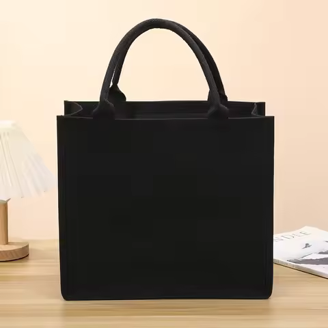 Canvas bag, fashionable handbag, eco-friendly bag, hand-held bag, canvas bag