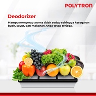 POLYTRON New Belleza Inverter Kulkas 2 pintu Side by side PRS 480X