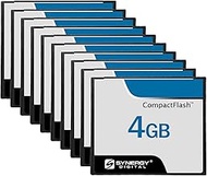 Synergy Digital 4GB Compact Flash Memory Cards, Compatible with Fujifilm Finepix M603 Digital Camera