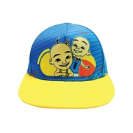 [ Local Ready Stocks ] Original Genuine Upin Ipin Snapback Cap V3 Kanak Sekolah Anak Kids School Children Toy Stationer