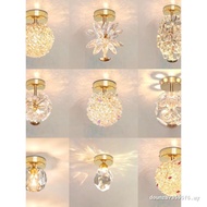 Light Luxury Crystal Ceiling Light Bar Balcony Restaurant Entrance Aisle Light Entrance Aisle Corrid