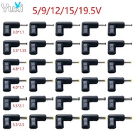 YuXi 1Pc USB C PD To DC Power Connector 5V 9V 12V 15V 19.5V Type C ถึง DC Jack Plug Charging Adapter