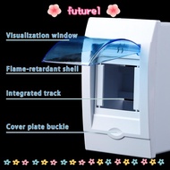 FUTUREE Electric Transparent Cover Waterproof Circuit Breaker Indoor Wall Mount Project