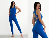 瑜伽緊身衣褲，unitard。有機棉連身衣。健身服。瑜伽服