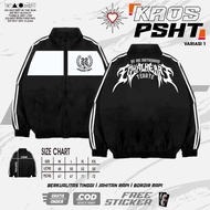 PSHT WE ARE BROTHERHOOD LOYALHEART TERATE TRACKTOP JACKET NEWEST PSHT TRACKTOP JACKET - PSHT EMBROID