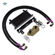 EA837 Engine Oil Cooler Kit For Audi A4L A5 A6 S3 S4 Q7 B8 C7 V6 3.0T 15 Rows Oil Radiator Cooler Ki