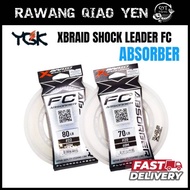 YGK GALIS  X BRAID FC ABSORBER LINE HIGH QUALITY FLUORO CARBON 100%  20-130LB MADE IN JAPAN