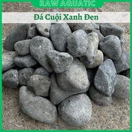 Green and Black Decorative Pebbles, Aquarium Setup, Aquarium